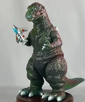 即決 M1号 初代 1954 ゴジラ ジェット機付き ソフビ フィギュア 初ゴジGODZILLA マーミット 怪獣 マルサン ブルマァク メディコムトイ_参考画像です。