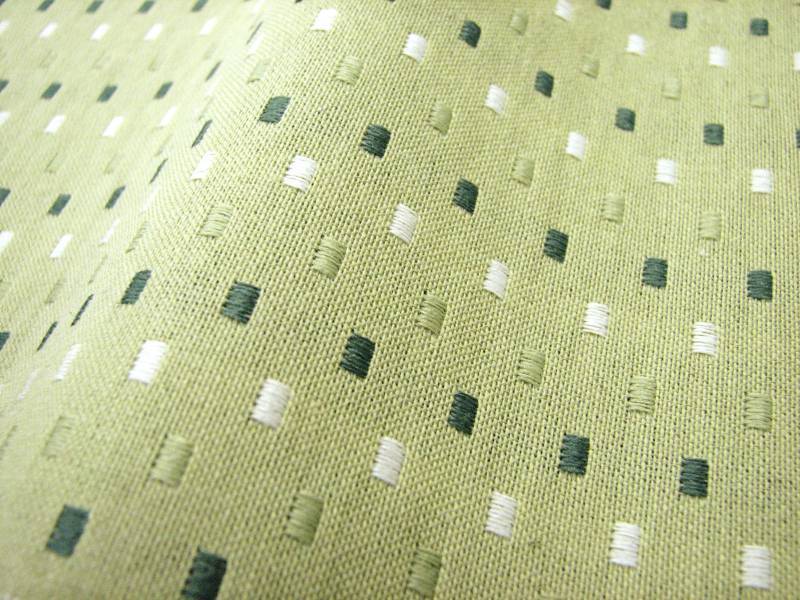 日本製　折りたたみ式で移動ラクラクな軽量座椅子　肘付き　布張り　グリーン色_画像5