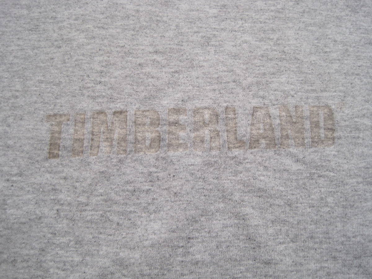 レア　90's アメリカ製　ティンバーランド　前後シンプルロゴ　Tシャツ　Mですが大きめです_画像3