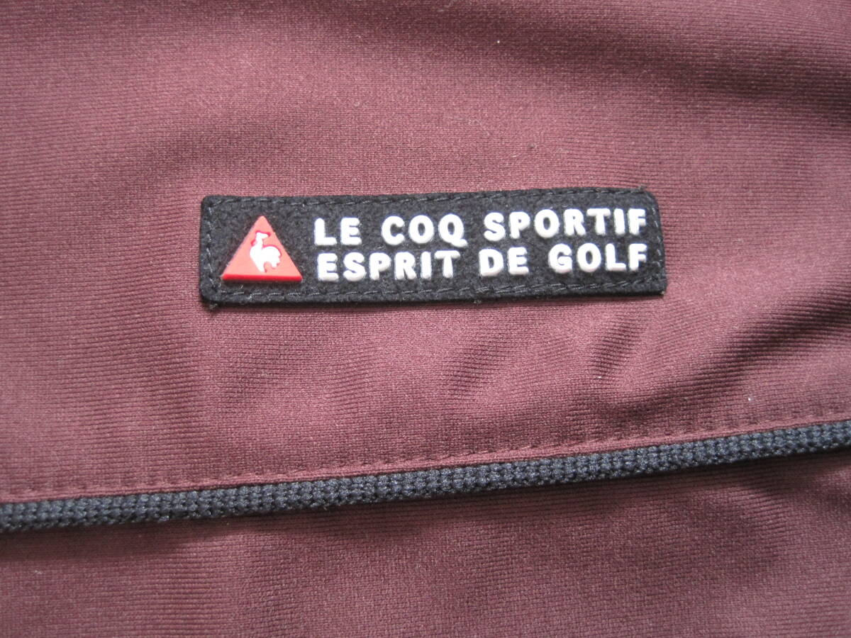 le coq sportif GOLF ルコック スポルティフ ゴルフ　ポリ１００％　Vネックプルオーバー　カットソー　LL_画像4