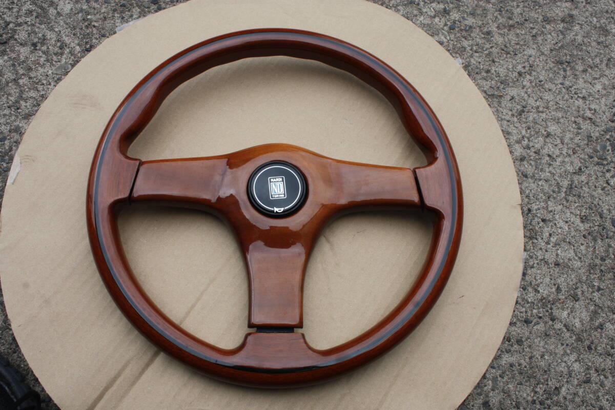 ナルディ GARA3 ステアリング ウッド 36φ 運賃1200円 TYPE3 ウッドパット 360mm NARDI ガラ3 WOOD_画像1