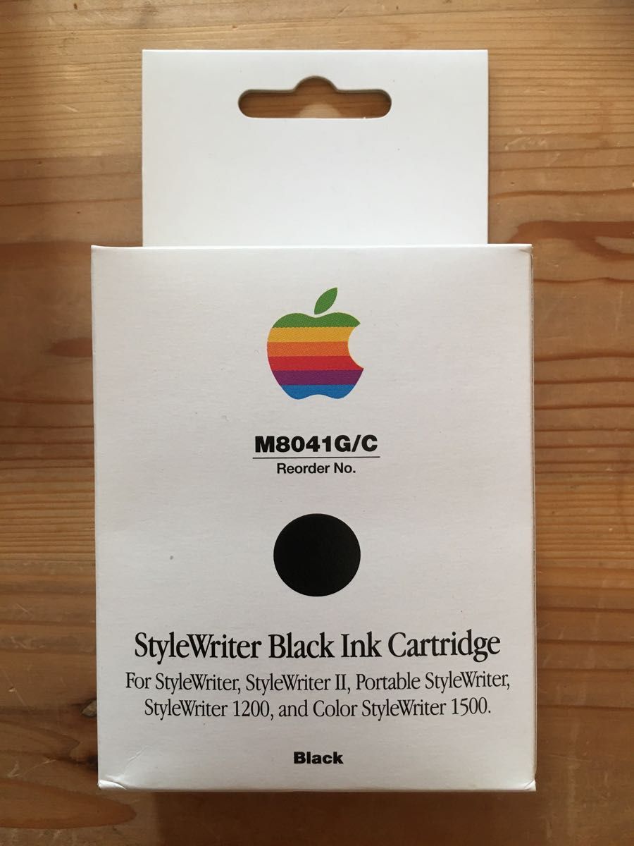 激レア&格安★Apple StyleWriter Black インクカートリッジ 新品未開封 大容量27ml4箱 適合機種多数