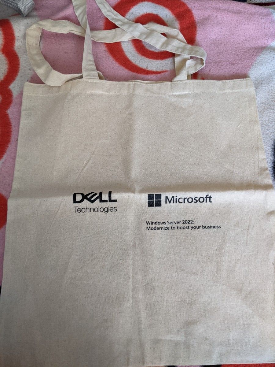 エコバッグ　dell　マイクロソフト ノベルティ