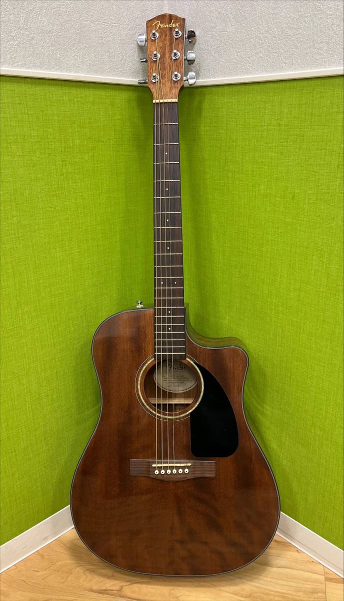 #18980 FENDER 美品 フェンダー製アコースティックギター ハードケース付_画像1