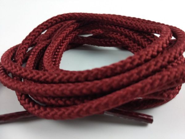  round shoe lace .... futoshi type dark red red 140cm shoe race boots also 