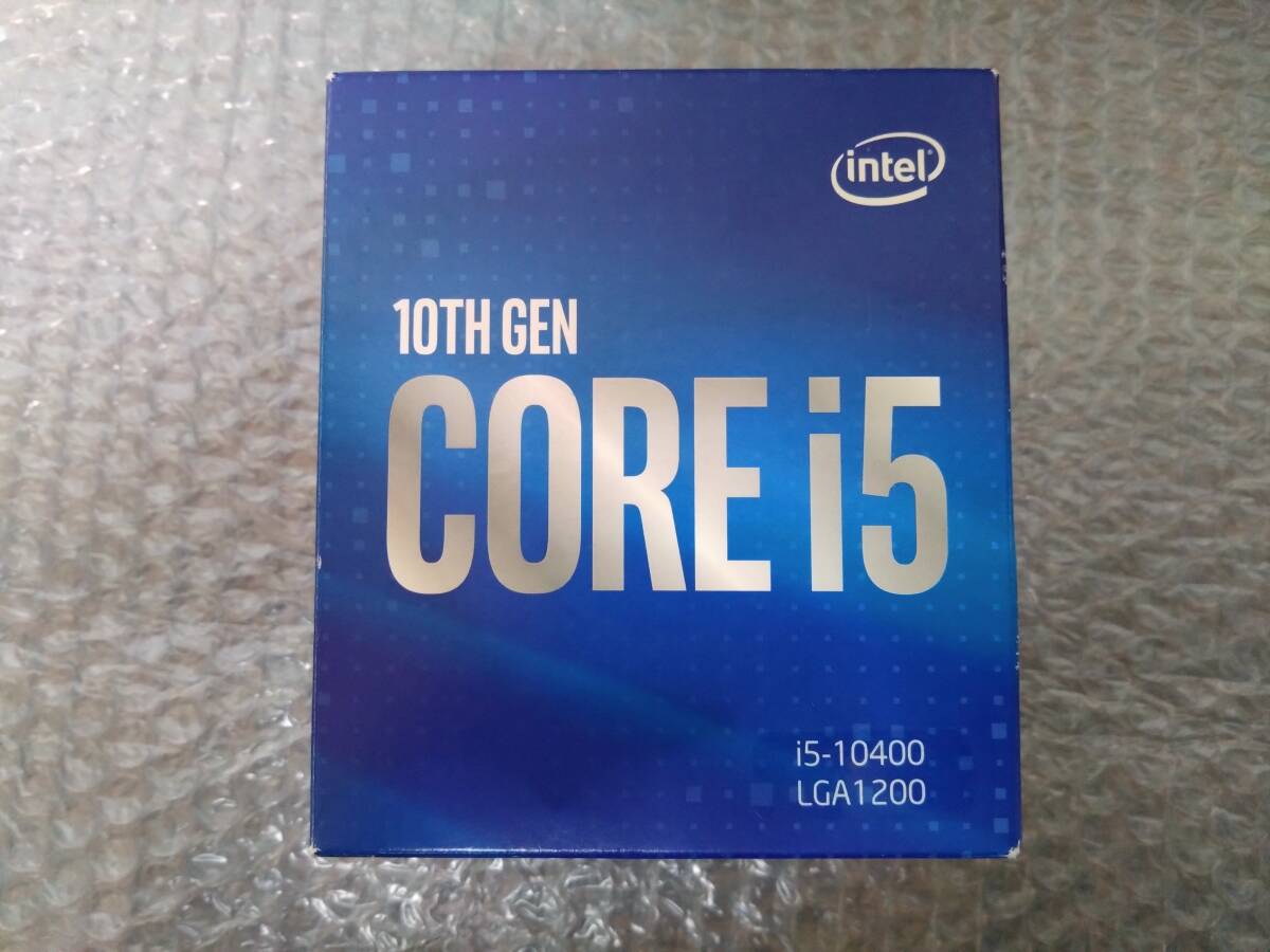 【動作確認OK】Intel Core i5 10400 2.90GHz LGA1200 箱 シール CPUクーラー付き SRH3C 第10世代_画像1