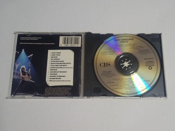 CD★OZZY OSBOURNE「TRIBUTE」オジー・オズボーン　RANDY RHOADS_画像3