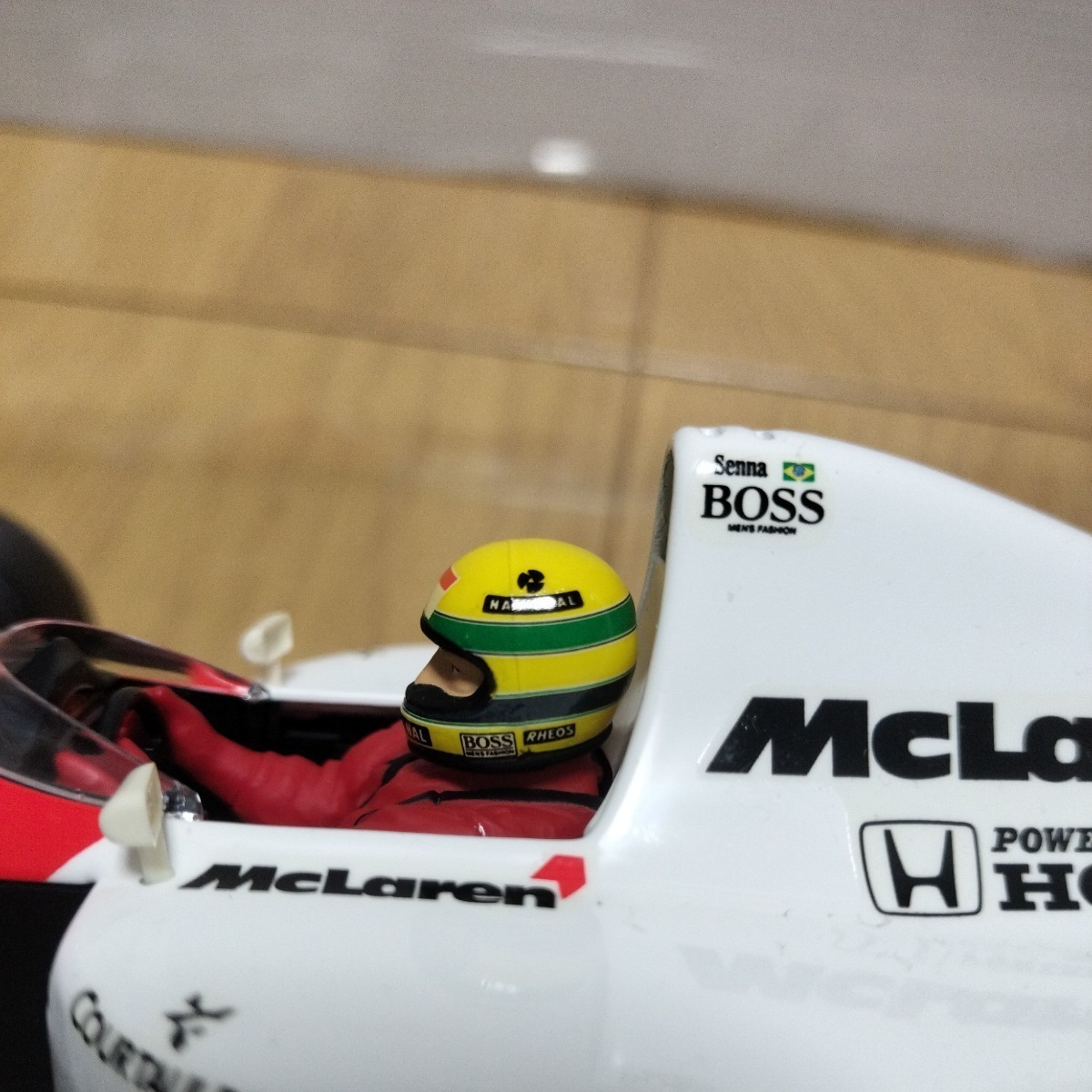 TAMIYA[1:20 McLaren MP4/6 HONDA]1/20 Tamiya Showa era shell kerosene i-ll ton * Senna minicar McLAREN Honda 