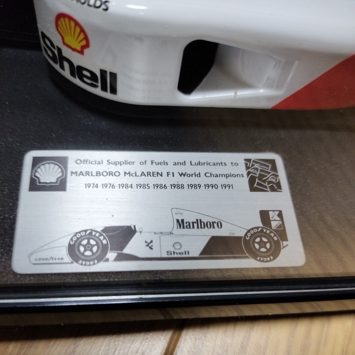 TAMIYA[1:20 McLaren MP4/6 HONDA]1/20 Tamiya Showa era shell kerosene i-ll ton * Senna minicar McLAREN Honda 