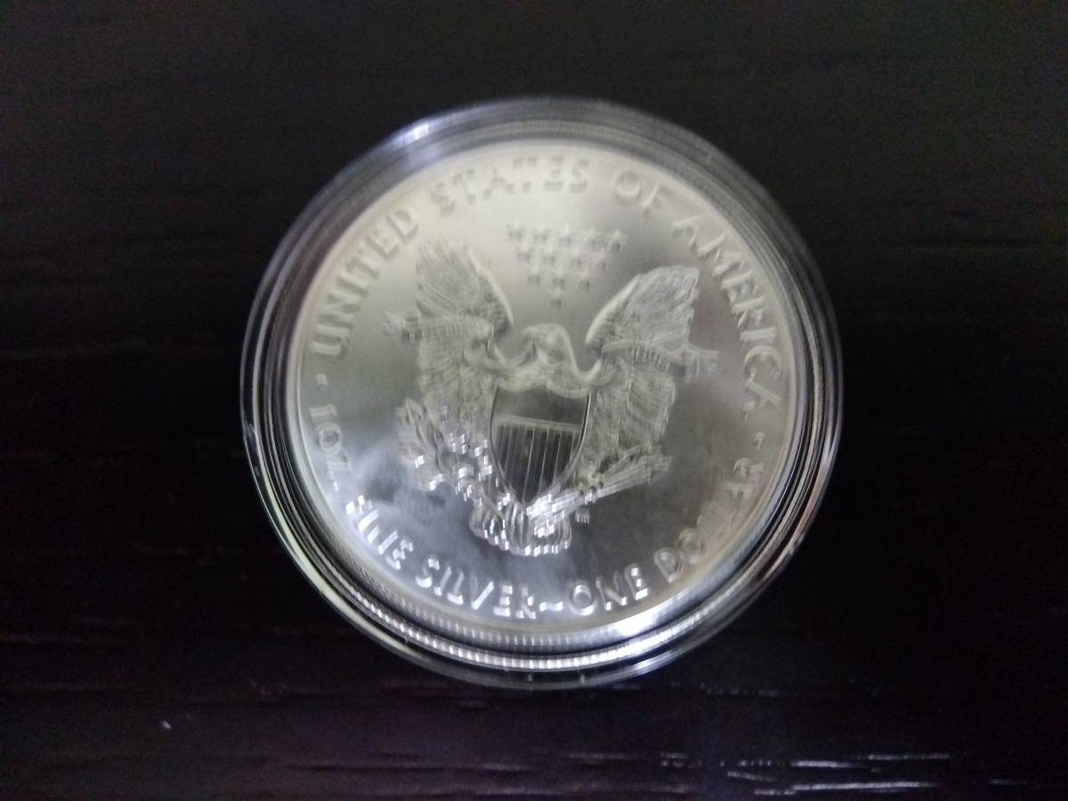 イーグル銀貨1オンス　31.1ｇ　1型（胸にシールド）　アメリカ　2021年　品位銀999　純銀　_画像4