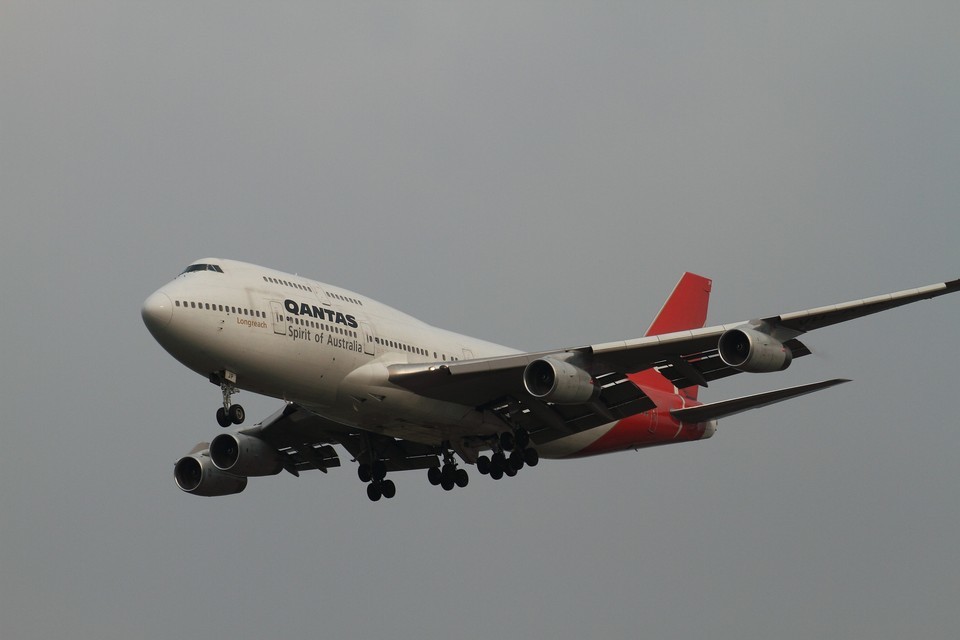 希少!】PLANETAGS 機体キーホルダー B747 VH-OJP Qantas 希少!】PLANETAGS 機体キーホルダー B747 VH-OJP Qantas