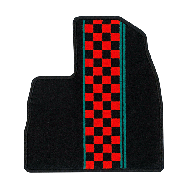  floor mat Deluxe * ultimate type sporty check red Ford Kuga H22/10-H25/08 right steering wheel 