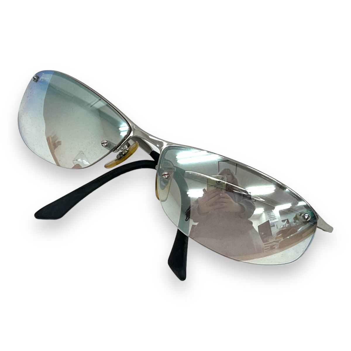 Ray-Ban レイバン サングラス 眼鏡 小物 アイウェア ファッション ブランド ケース付き コダック薄型偏光 ポラマックスタフ RB3179 ミラー_画像2