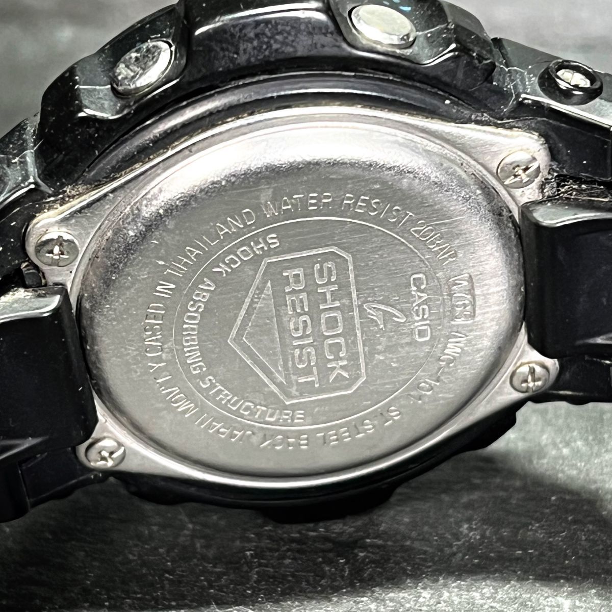 CASIO カシオ G-SHOCK Gショック AWG-101-1AJF メンズ 腕時計 アナデジ 2針 電波ソーラー タフソーラー マルチバンド5 多機能 カレンダー_画像7