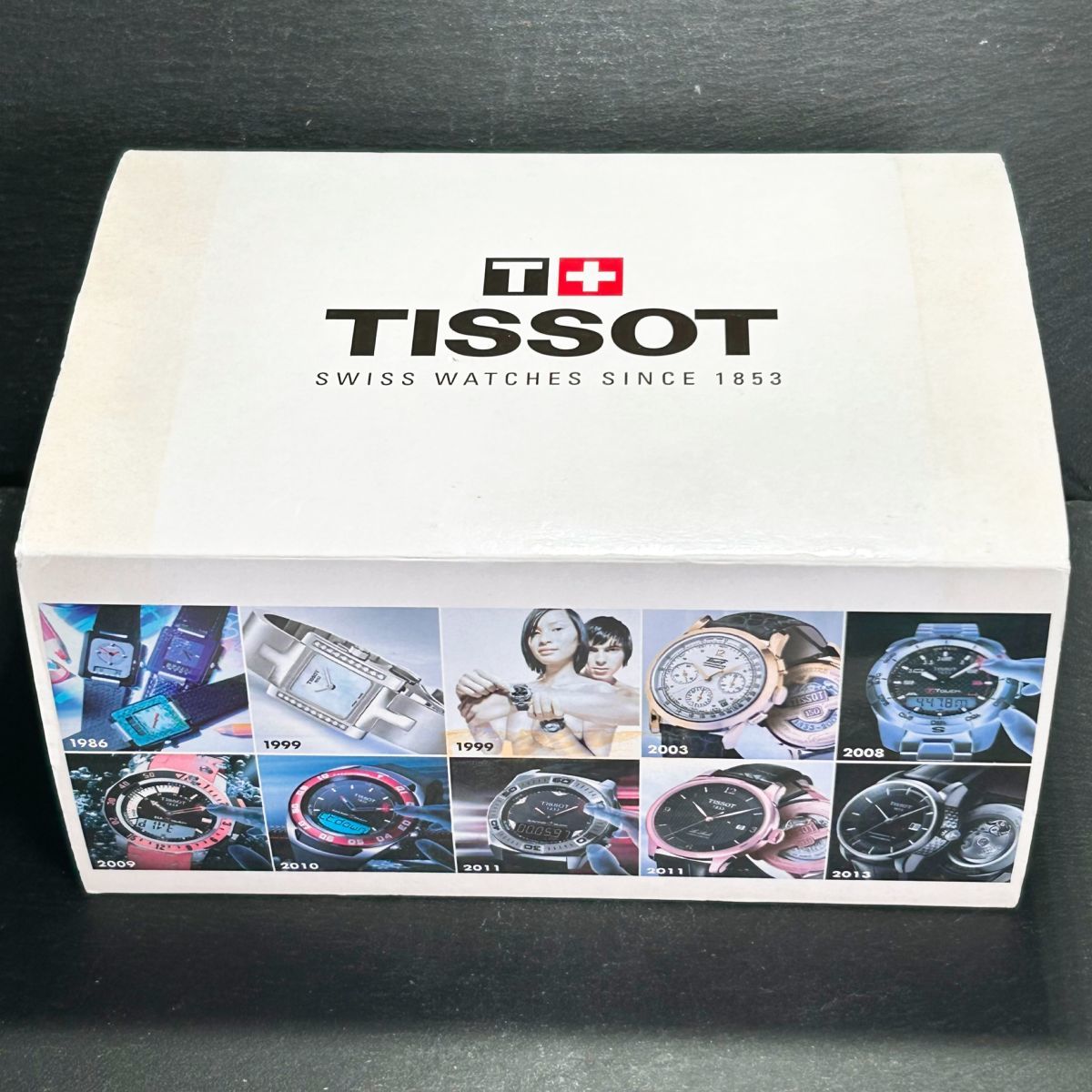 美品 TISSOT ティソ PRC200 T0554171603700 腕時計 クオーツ アナログ クロノグラフ レザーベルト ステンレススチール 動作確認済み メンズ_画像7