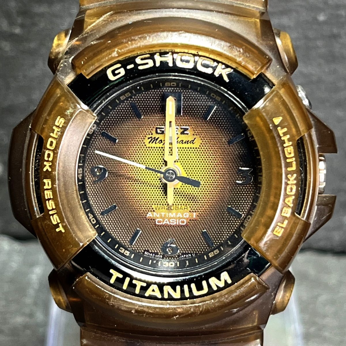 CASIO カシオ G-SHOCK Gショック GIEZ ジーズ GS-500BL-5BT メンズ 腕時計 アナログ クオーツ ブラウン アンチマグ クロスロード 20BAR_画像1