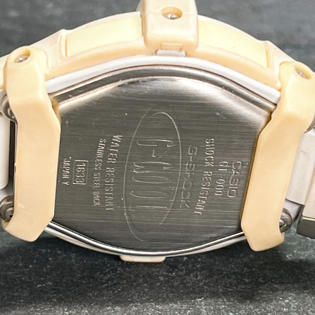 CASIO カシオ G-SHOCK Gショック G-COOL Gクール GT-000 腕時計 デジタル クオーツ 多機能 カレンダー ホワイト レザー 新品電池交換済み_画像7