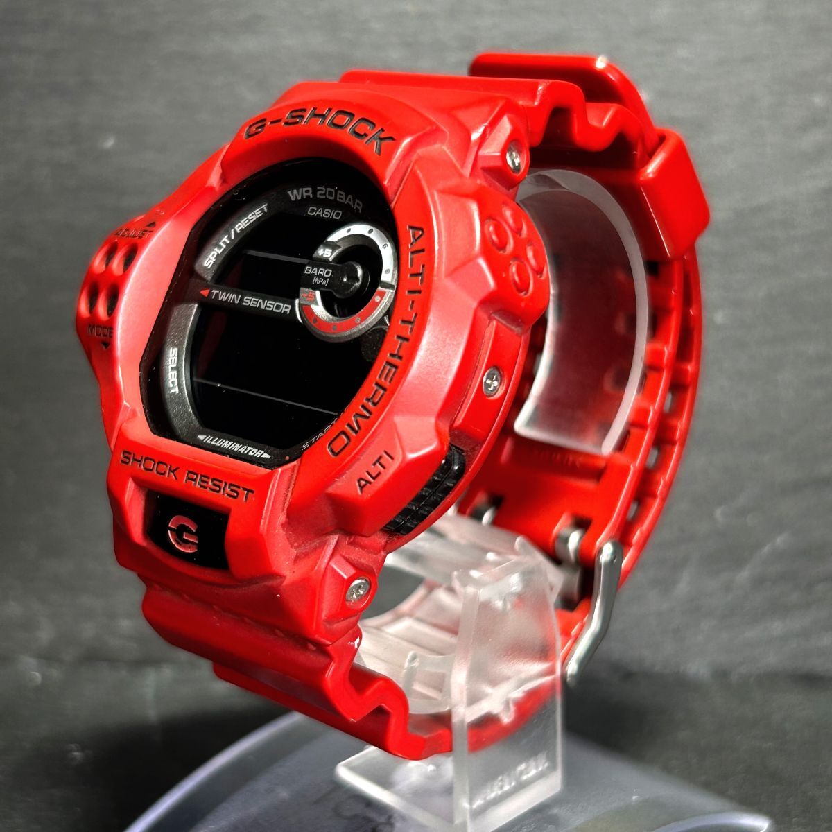 海外モデル CASIO カシオ G-SHOCK ジーショック GDF-100-4E 腕時計 クオーツ デジタル 多機能 ステンレススチール 新品電池交換済み メンズ_画像6