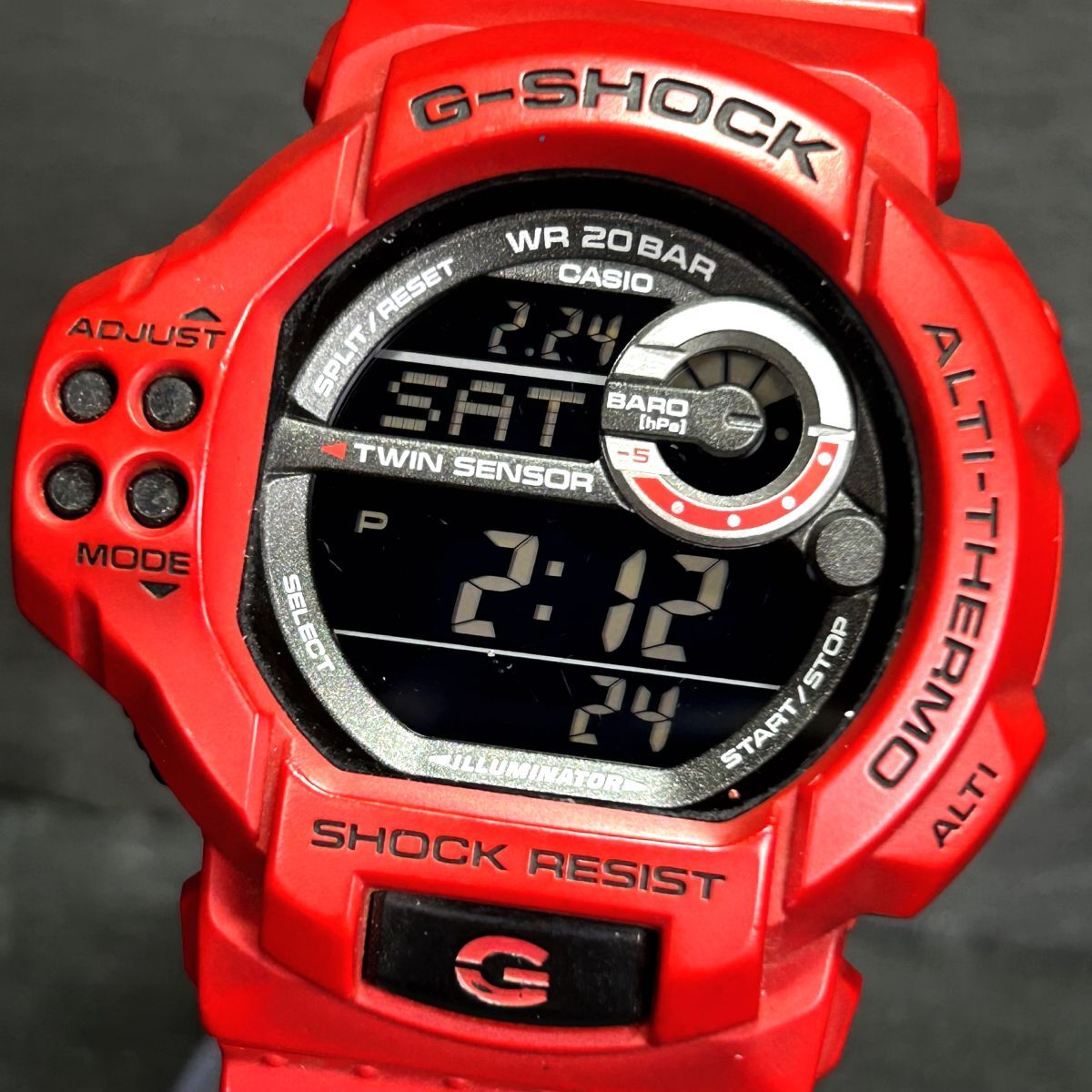 海外モデル CASIO カシオ G-SHOCK ジーショック GDF-100-4E 腕時計 クオーツ デジタル 多機能 ステンレススチール 新品電池交換済み メンズ_画像2