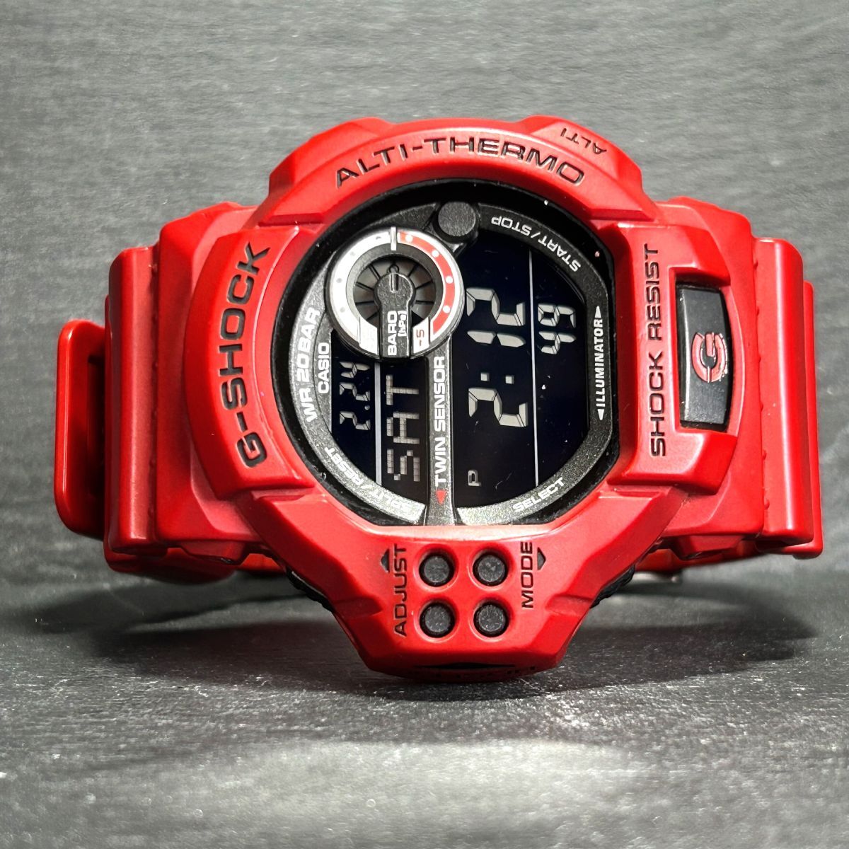 海外モデル CASIO カシオ G-SHOCK ジーショック GDF-100-4E 腕時計 クオーツ デジタル 多機能 ステンレススチール 新品電池交換済み メンズ_画像4