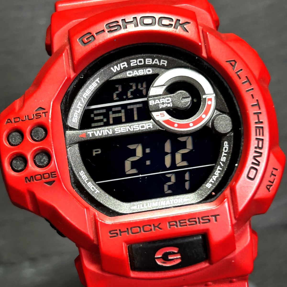 海外モデル CASIO カシオ G-SHOCK ジーショック GDF-100-4E 腕時計 クオーツ デジタル 多機能 ステンレススチール 新品電池交換済み メンズ_画像1