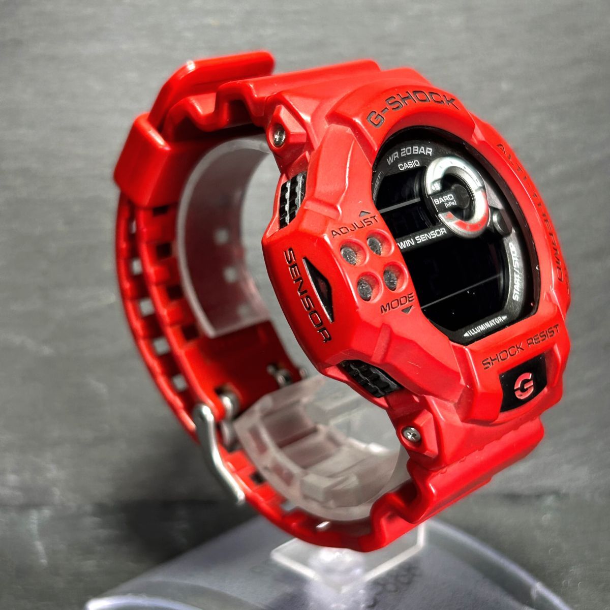 海外モデル CASIO カシオ G-SHOCK ジーショック GDF-100-4E 腕時計 クオーツ デジタル 多機能 ステンレススチール 新品電池交換済み メンズ_画像5