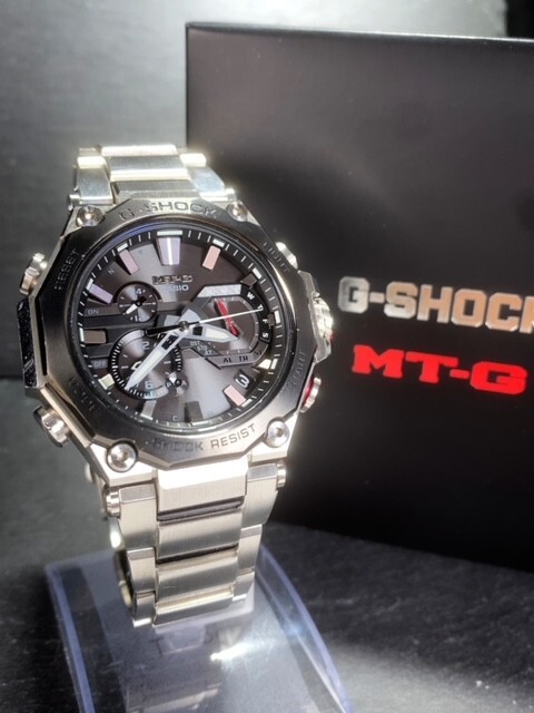 新品 CASIO G-SHOCK カシオ ジーショック MT-G チタン 軽量化モデル MTG-B2000D-1AJF 電波ソーラー 腕時計 デュアルコアガード Bluetooth_画像3