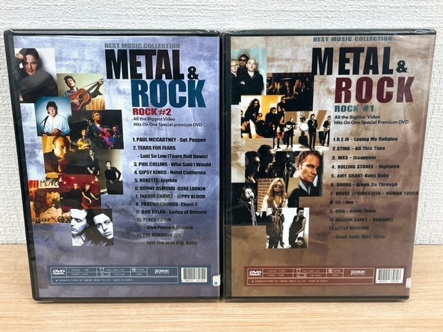 Metal＆Rock メタルアンドロック DVD 2枚 洋楽 「Best Music Collection Special Edition ♯1/♯2 ハードロック ヘヴィメタル 未開封_画像2