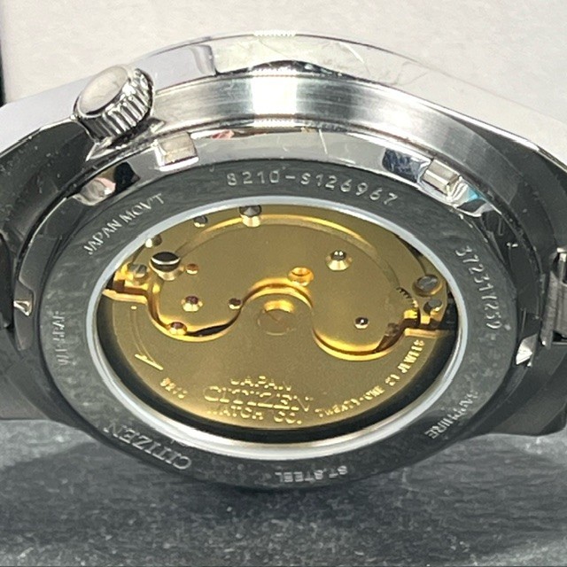 新品 CITIZEN TSUYOSA COLLECTION シチズン コレクション NJ0150-81Z 腕時計 自動巻き メカニカル オレンジ ステンレス カレンダー メンズ_画像7