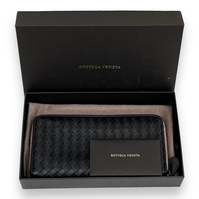 BOTTEGA VENETA ボッテガヴェネタ イントレチャート 財布 長財布 ブランド wallet 送料無料 ラウンドファスナー ブラウン ピンクの画像10