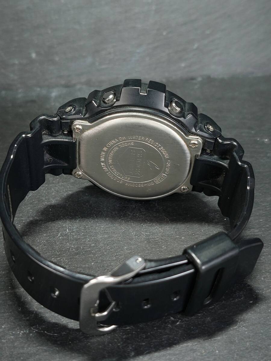 CASIO カシオ G-SHOCK ジーショック DW-6900MF-1 メンズ デジタル 腕時計 パープル文字盤 ブラック ラバーベルト ステンレス 動作確認済み_画像8