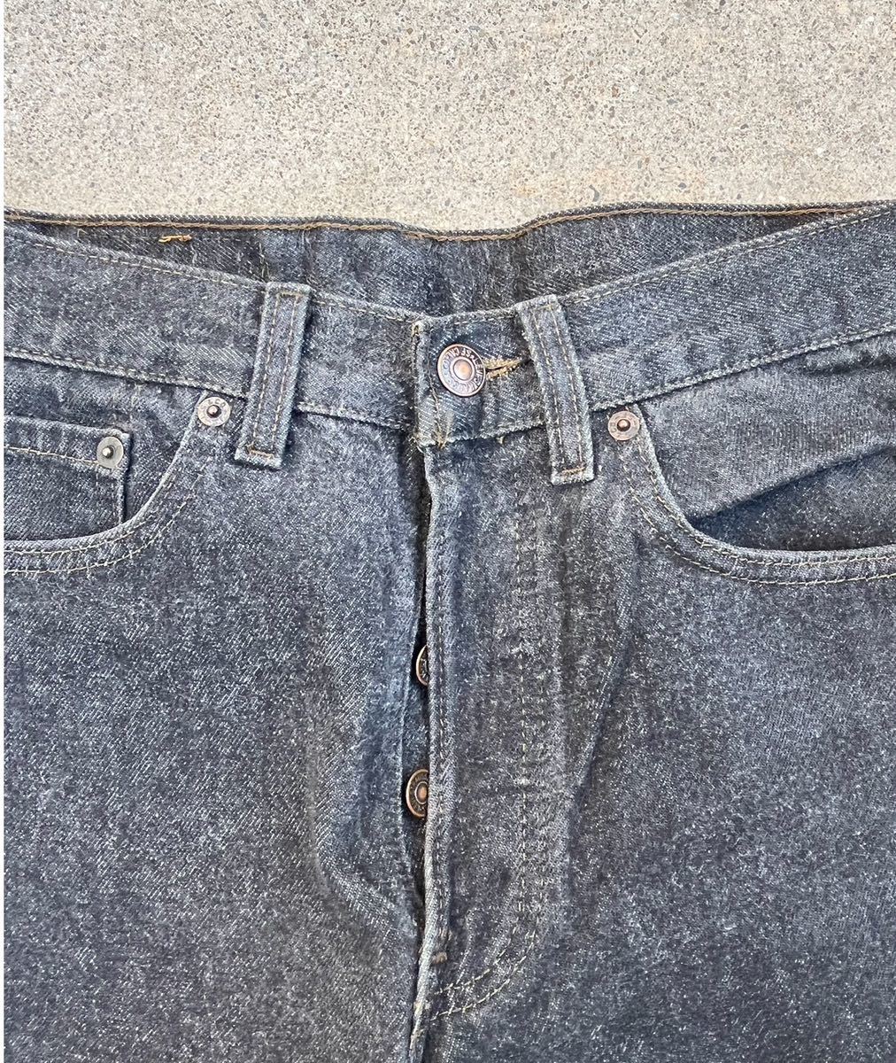 90年代 levi's 501 アメリカ製 ブラック　先染め_画像3