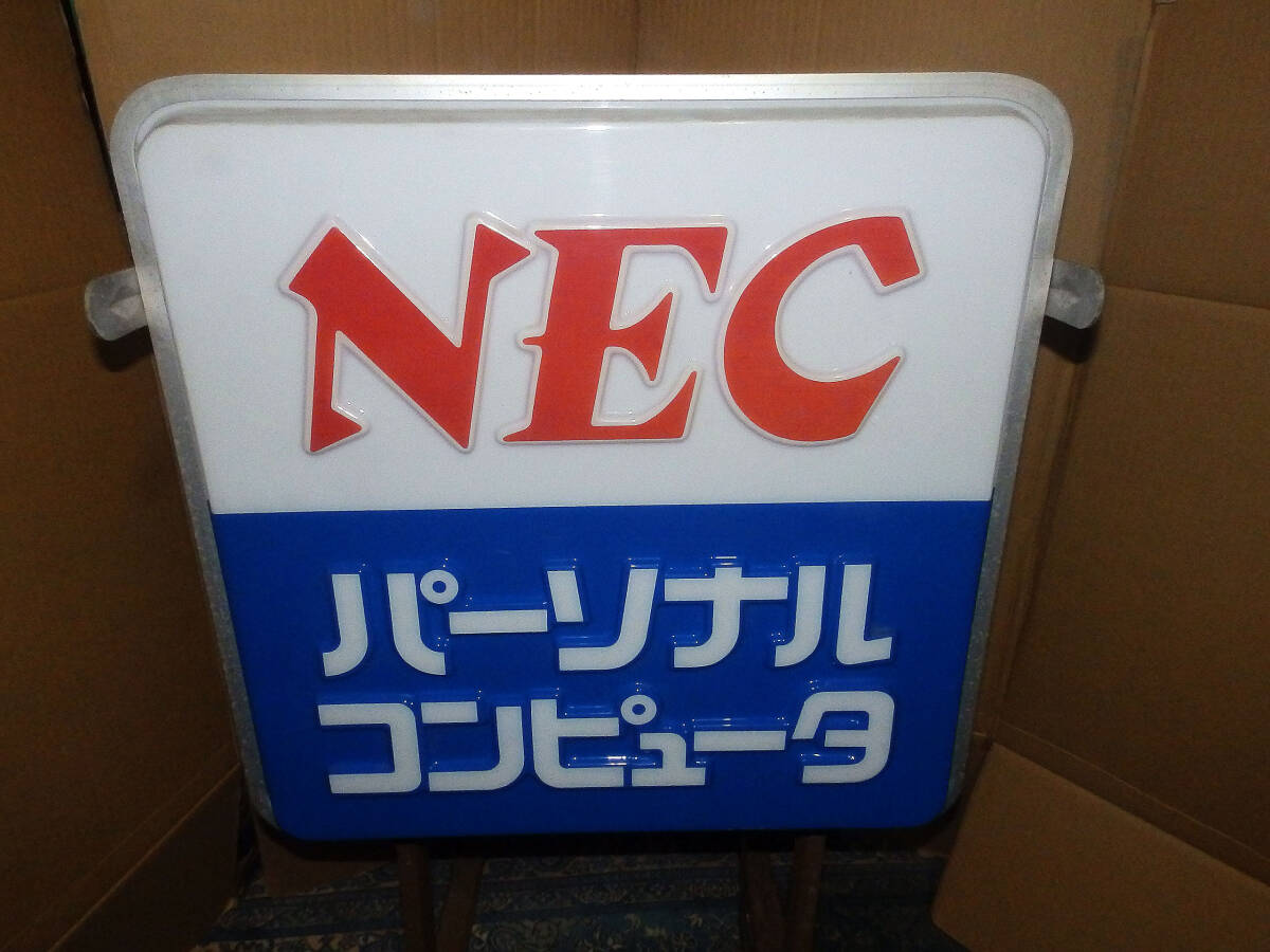 店頭電飾両面看板　NEC パーソナルコンビューター_画像2