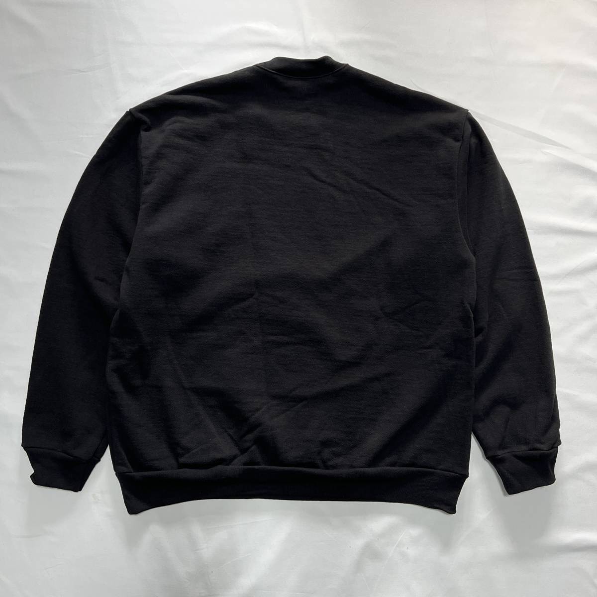 【新品】Los Angeles Apparel ロサンゼルスアパレル 14oz. BLACK HEAVY FLEECE PULLOVER CREWNECK SWEATクルーネックスウェット14オンス_画像2