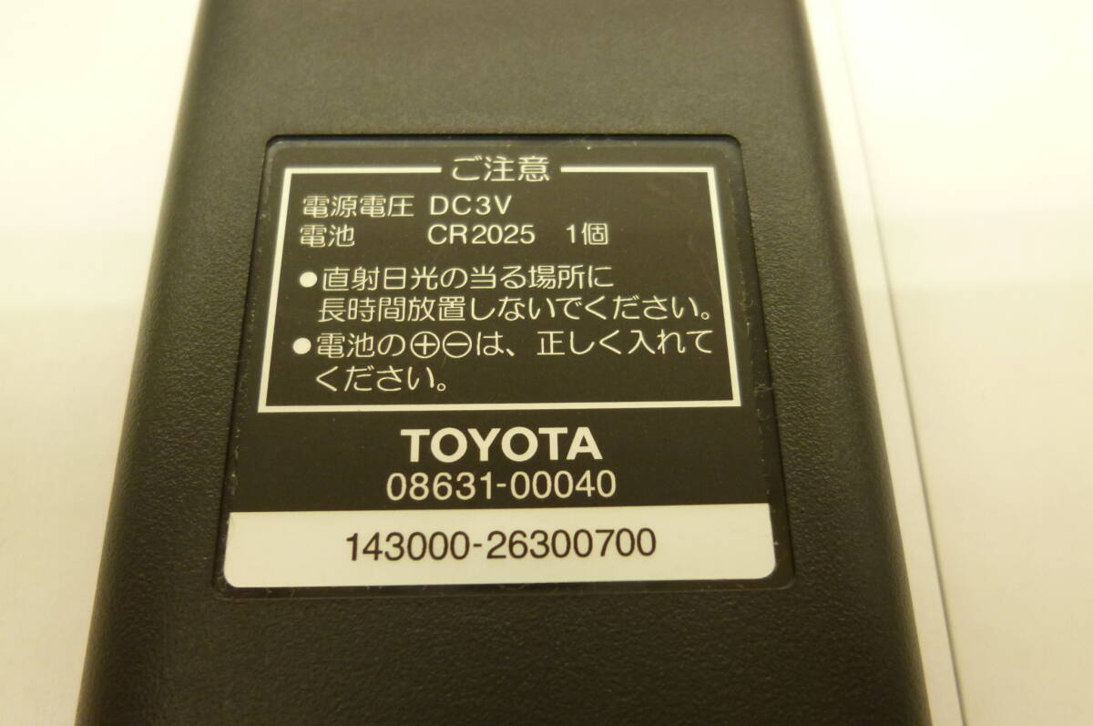 [AN12] Toyota TOYOTA задний монитор для дистанционный пульт 08631-00040 143000-26300700