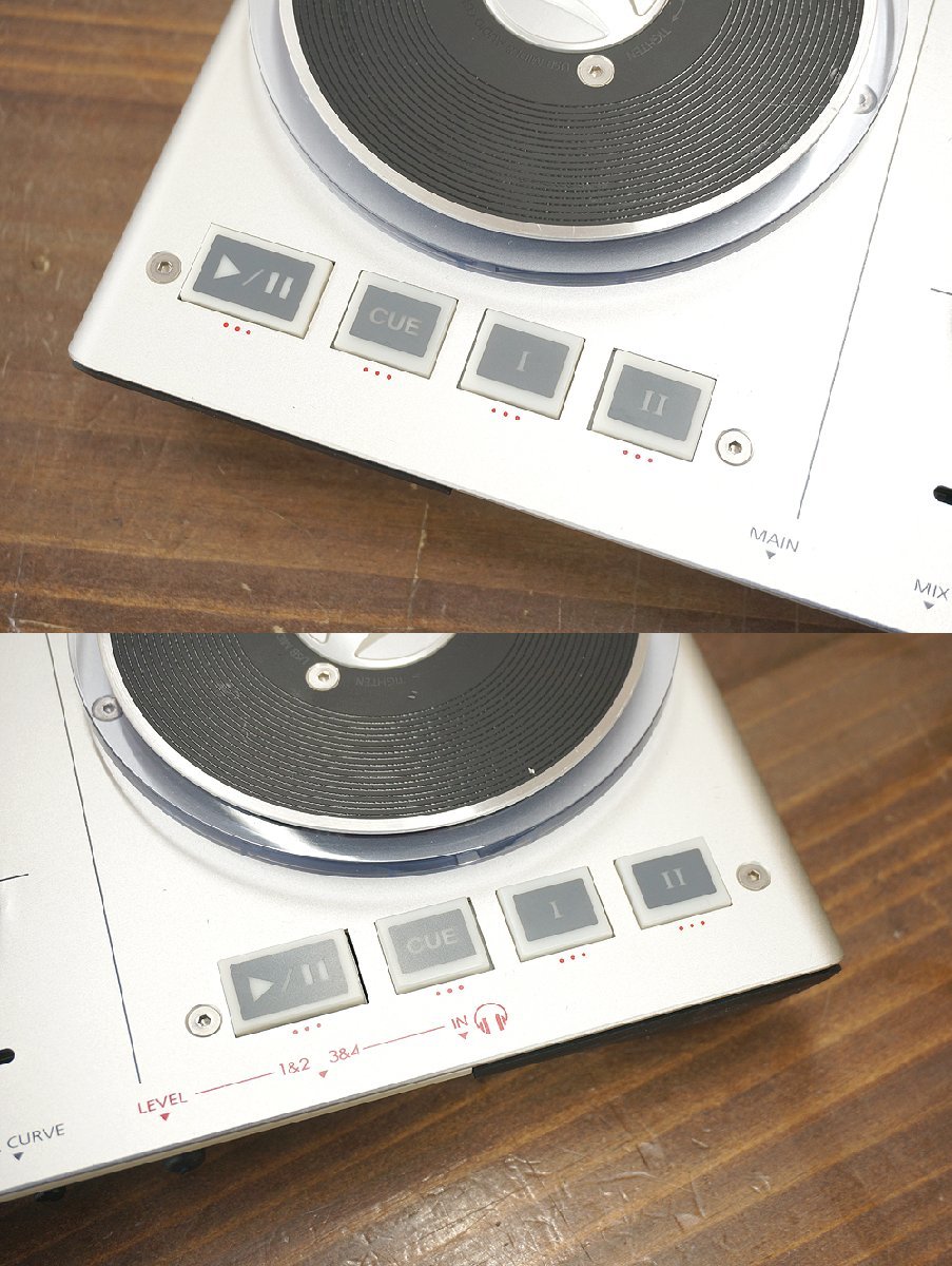 Vestax ベスタクス USB MIDI AND AUDIO CONTROLLER DJコントローラー VCI-100MKⅡ ドライバディスク付属 DJ機器 通電/ボタン反応確認済み_画像10