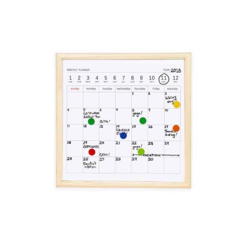 キッカーランド KIKKERLAND Sサイズ ホワイトボードカレンダー White Board Calendar ディテール DETAIL 2402 雑貨_画像1