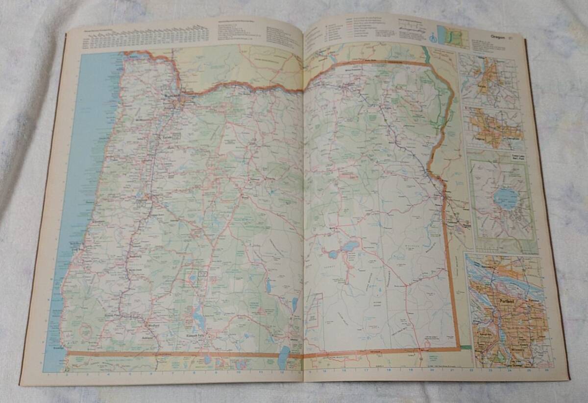 ＜中古＞RAND MCNALLY ROAD ATLAS DELUXE EDITION ランドマクナリー 道路地図 デラックスエディション アメリカ カナダ メキシコ