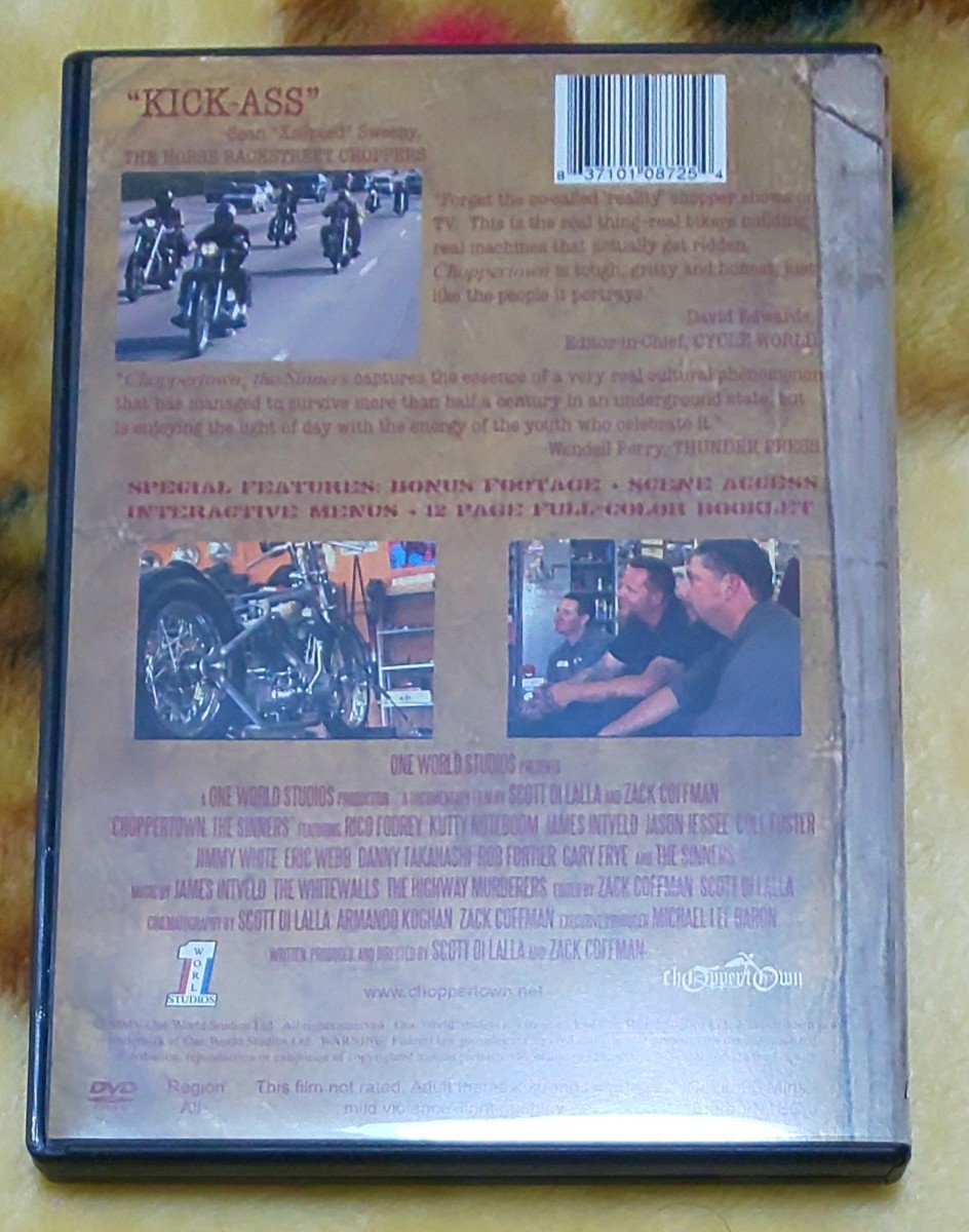 洋 DVD CHOPPER TOWN THE SINNERS バイク チョッパー ハーレー サブカルチャー _画像2