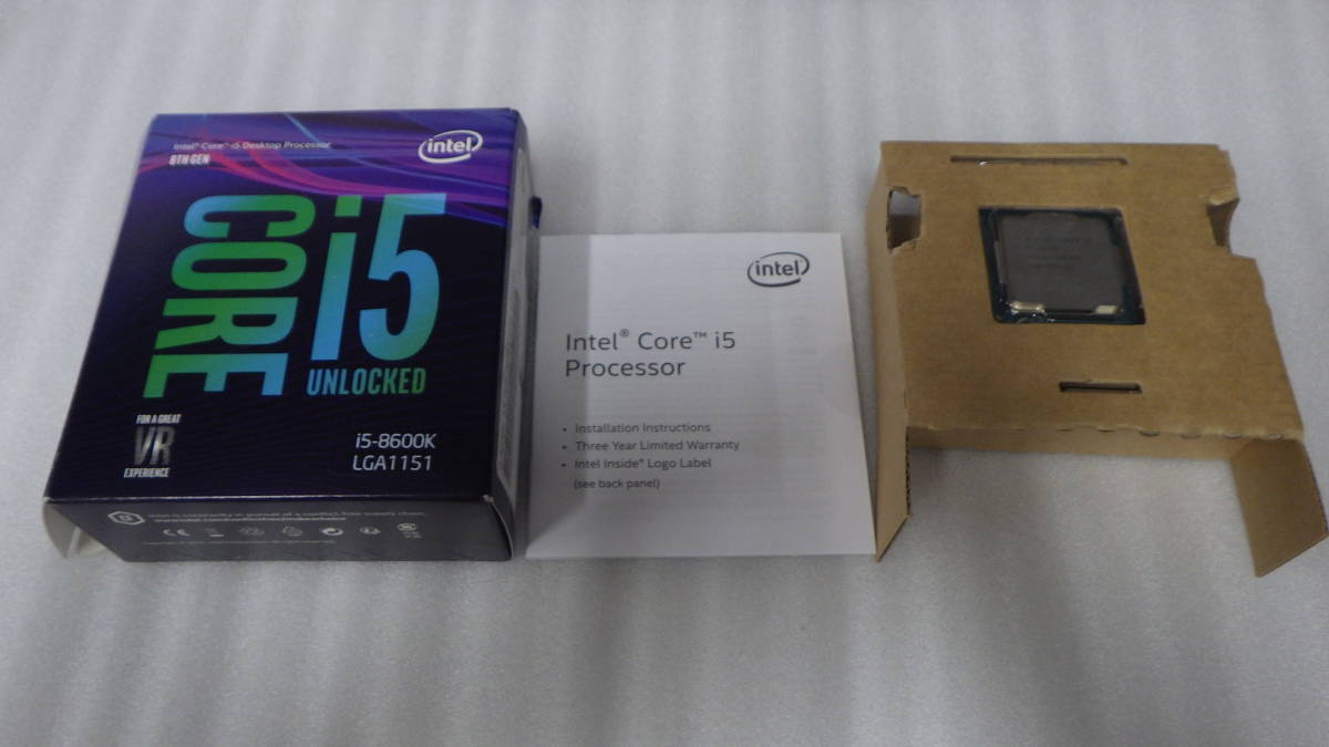 ■INTEL/CPU■第8世代/LGA1151■Core i5-8600K BOX [BX80684I58600K]■中古■　★即決★ _画像1