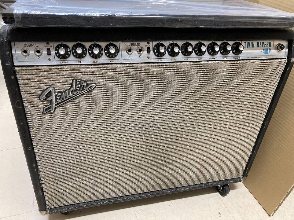 ■FENDER■1968年製(?)/銀パネ・ツインリバーブ■TWIN REVERB-AMP/オーバーホール済■中古■ ★即決★の画像1