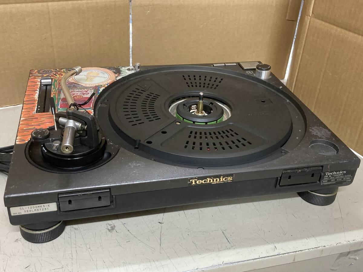 ■Technics■DJプレイに最適/レコードプレーヤー■SL-1200MK3/塗装■中古■　★即決★_画像5