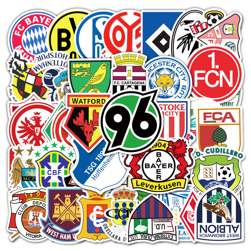 ヨーロッパサッカー名門クラブステッカー 50枚セット _の画像7