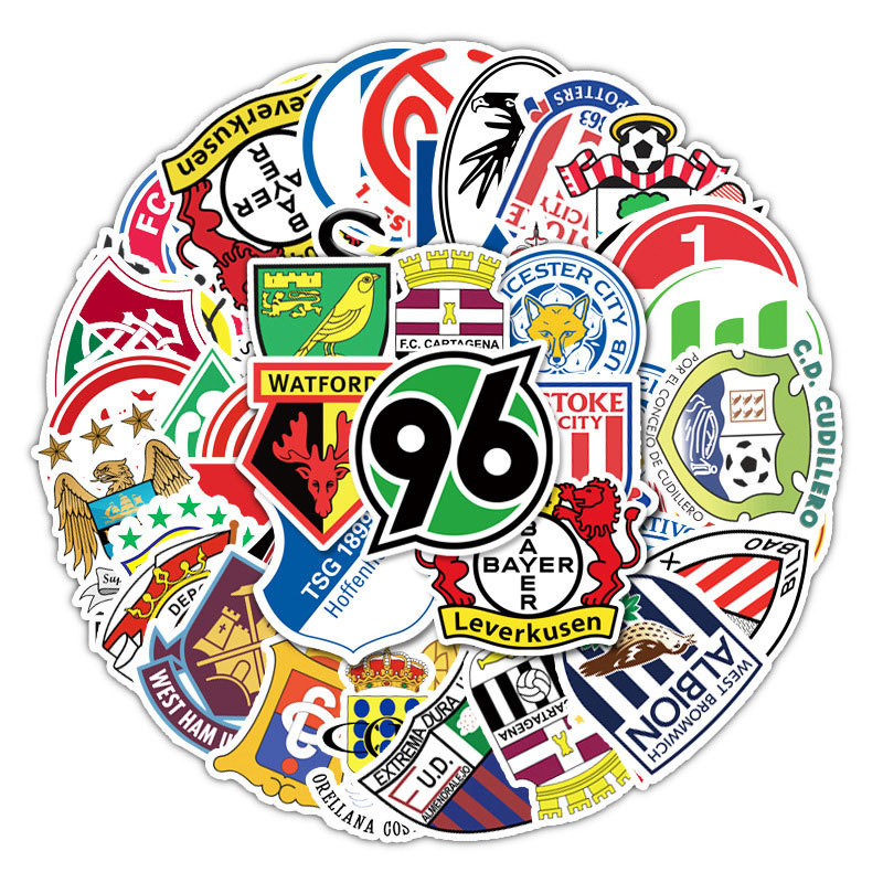ヨーロッパサッカー名門クラブステッカー 50枚セット _の画像6