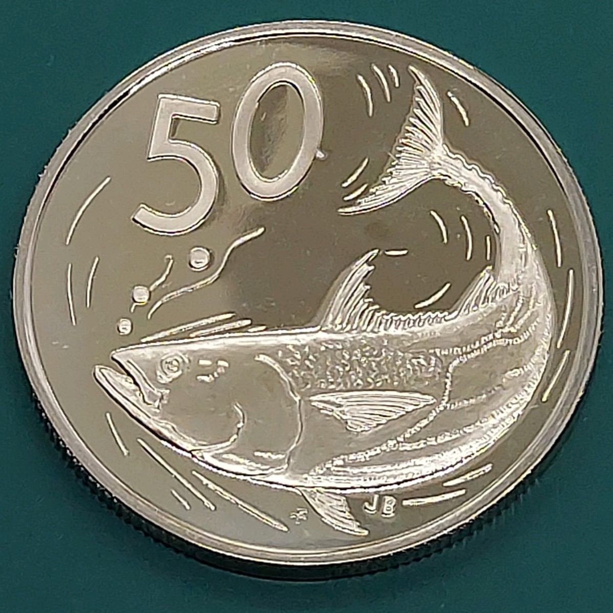 【60208】未使用品　クック諸島　1976年　50セント　20セント　10セント　おまとめ3点　世界コイン　貨幣　_画像3