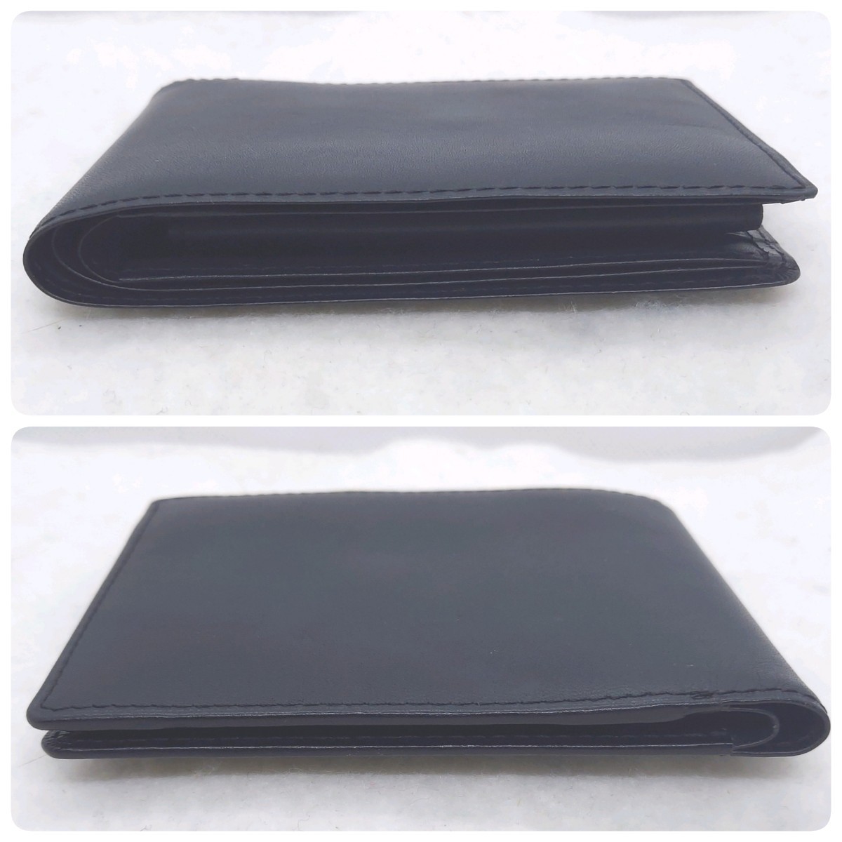 オメガ　二つ折り財布　レザー　ブラック　OMEGA_画像4