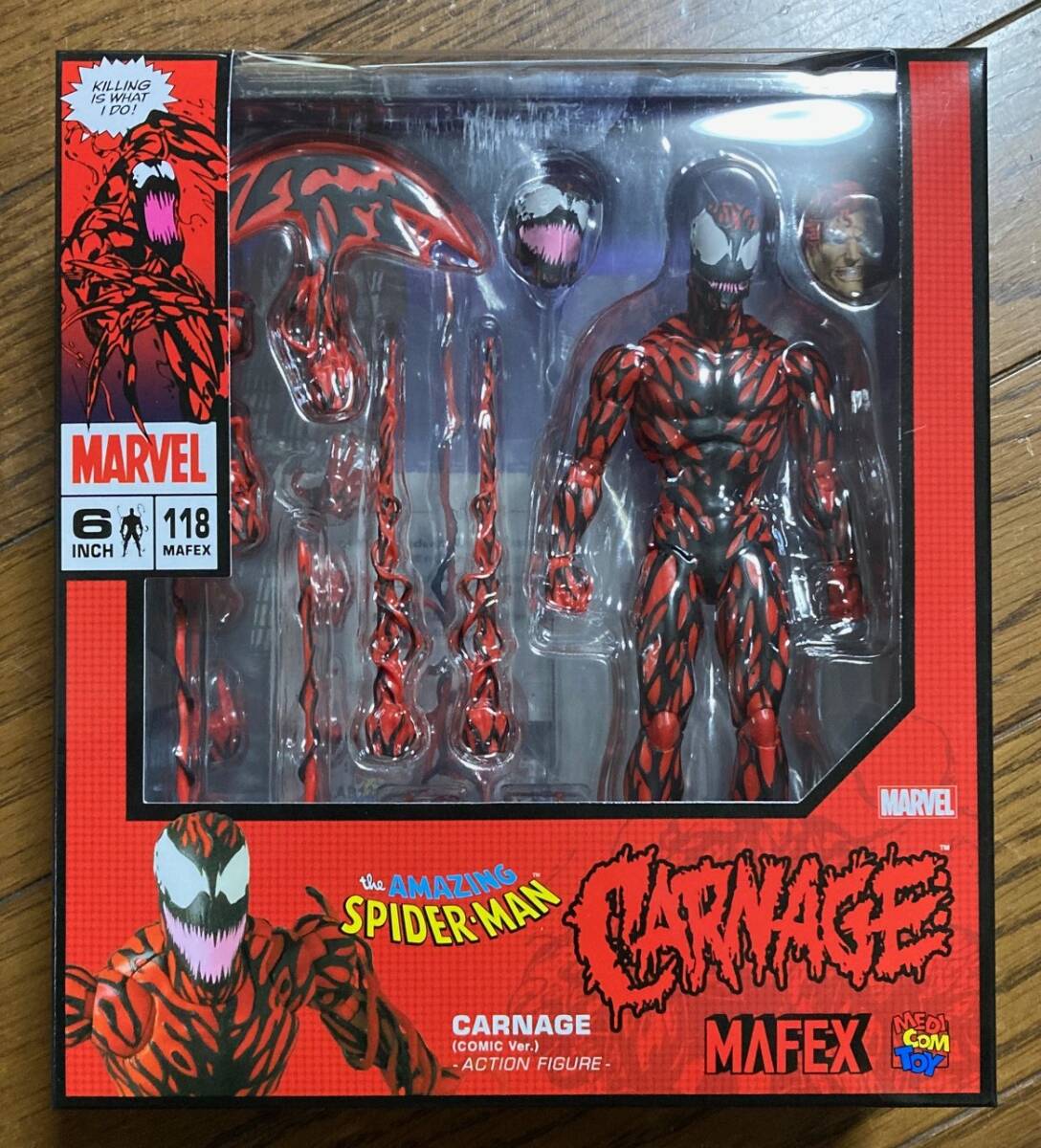 Yahoo!オークション - マフェックス No.118 MAFEX CARNAGE（C...