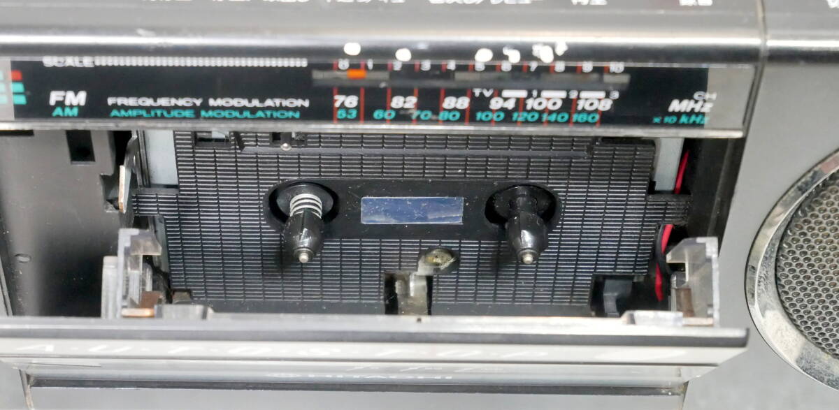 ▲(R603-H16) HITACHI 日立 PERDISCO パディスコ ラジオカセットレコーダー TRK-5443 ラジカセの画像9