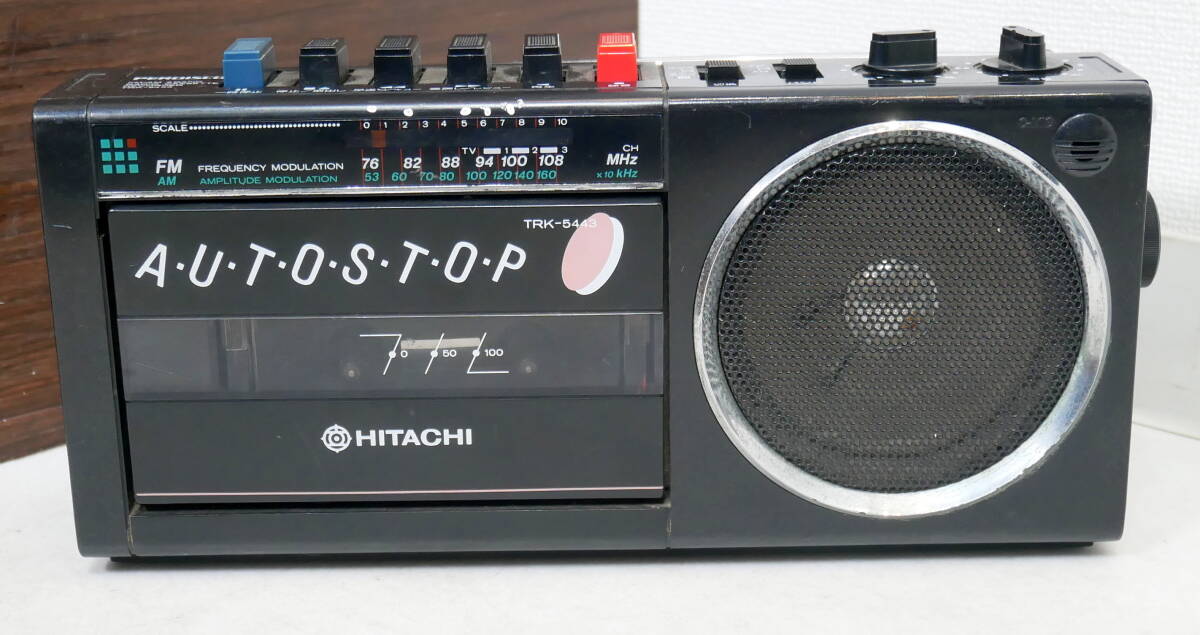 ▲(R603-H16) HITACHI 日立 PERDISCO パディスコ ラジオカセットレコーダー TRK-5443 ラジカセの画像2