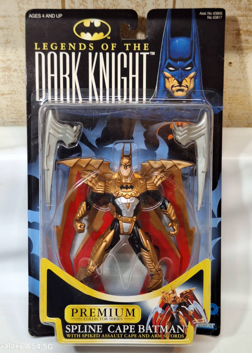 DC/ LEGENDS OF THE DARK KNIGHT【SPLINE CAPE BATMAN】フィギュア バットマン アメコミ ケナー Kenner 1996年 未開封品の画像1